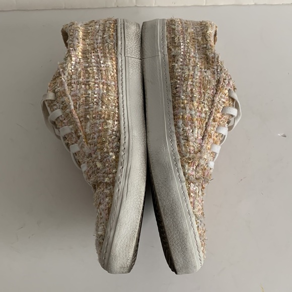 Zara Trafaluc Banana Sequin Tweed Sneakers - Picture 10 of 16